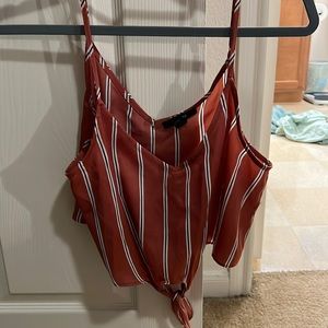 Mauve / Pink Striped Bodysuit